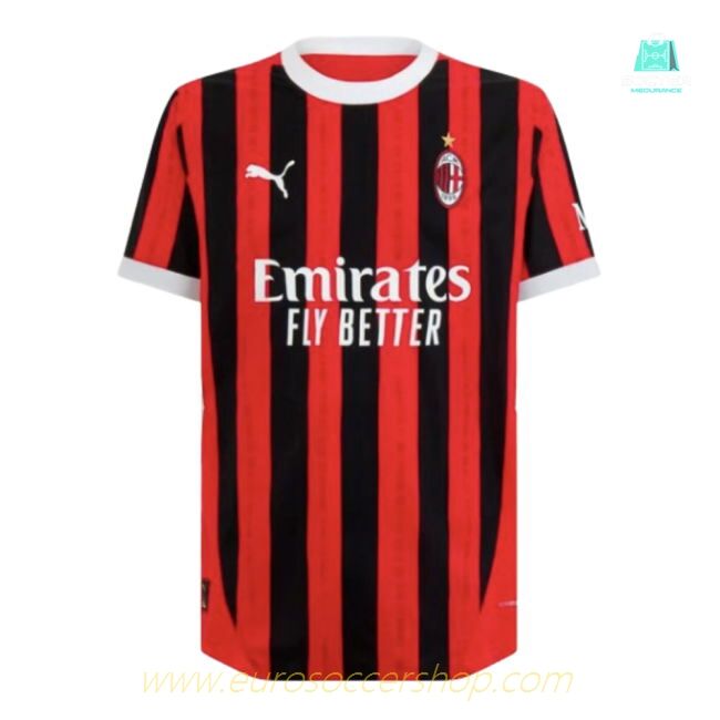 2024-2025 AC Milan Home Authentic Shirt (Ibrahimovic 11)
