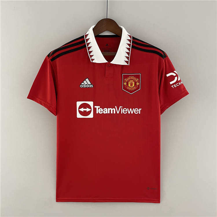 Manchester United 2223 Home Kit Red Soccer Jersey Football Shirt -