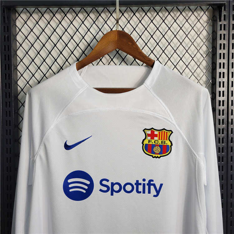 Barcelona FC 2324 Away Long Sleeve Shirt - Official Replica 12241