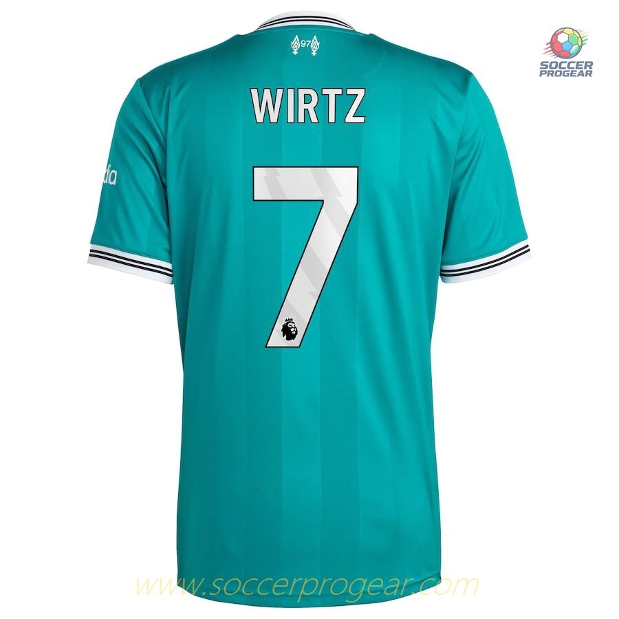 Liverpool Third Football Jersey 2025-26 Edition Wirtz