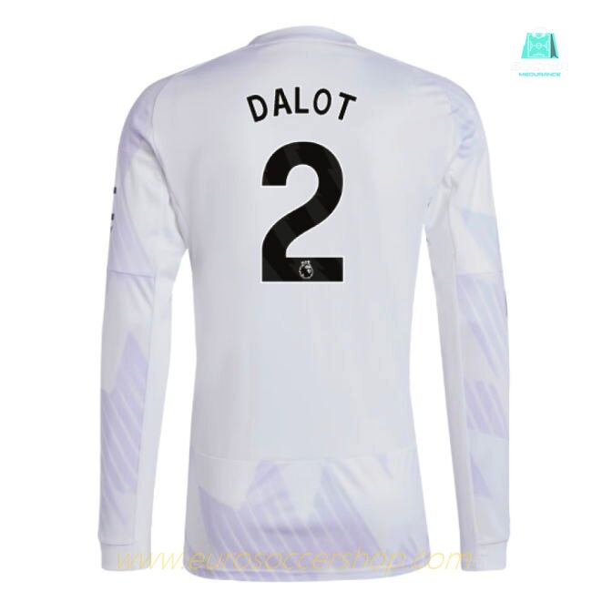 2025-2026 Man Utd Long Sleeve Away Shirt (Dalot 2)