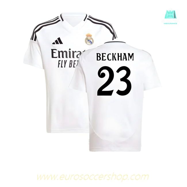2024-2025 Real Madrid Home Shirt (Kids) (Beckham 23)