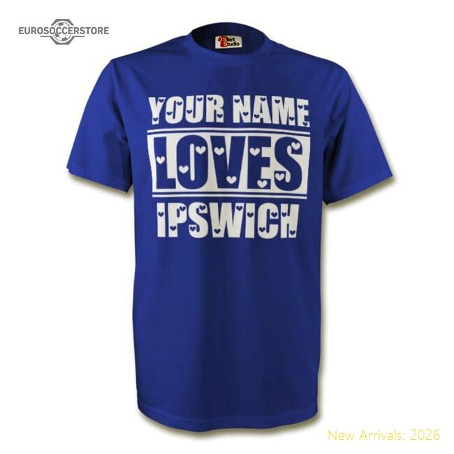 Premium-grade Your Name Loves Ipswich T-shirt (blue) - Official Edition