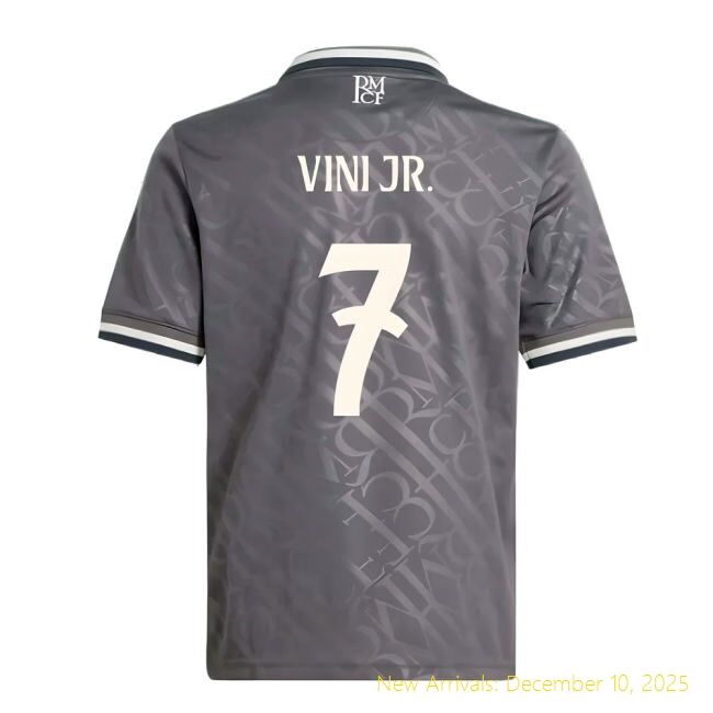 2024-2025 Real Madrid RM Performance Third Shirt (Kids) (Vini Jr. 7)