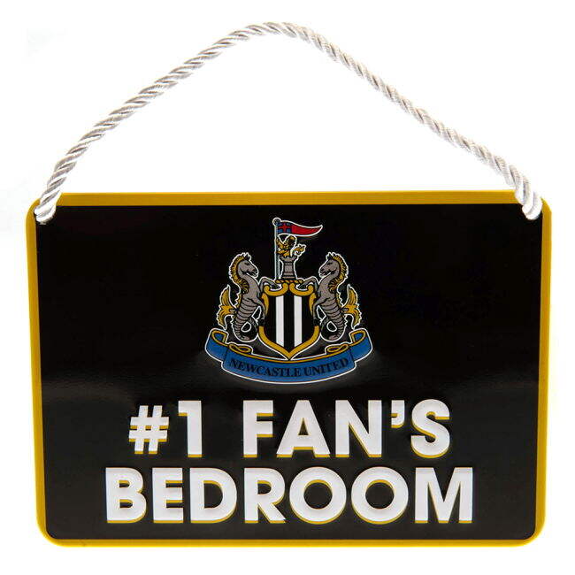 Newcastle United FC Bedroom Sign No1 Fan - premium
