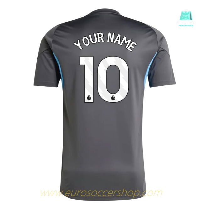 2025-2026 Newcastle Training Shirt (Grey) (Your Name)