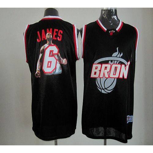 Miami Heat LeBron #6 Signature Edition Authentic Jersey Modern Design