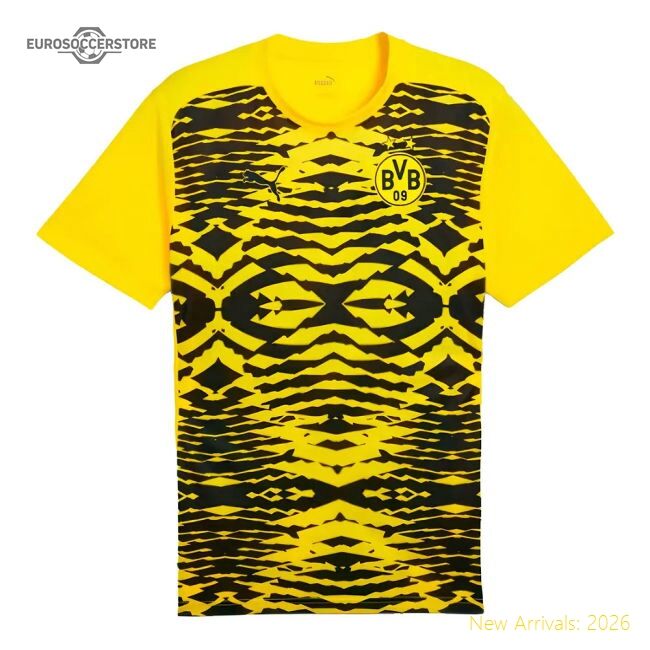 2024-2025 Borussia Dortmund Prematch Ss Shirt (yellow) - Supporter Edition