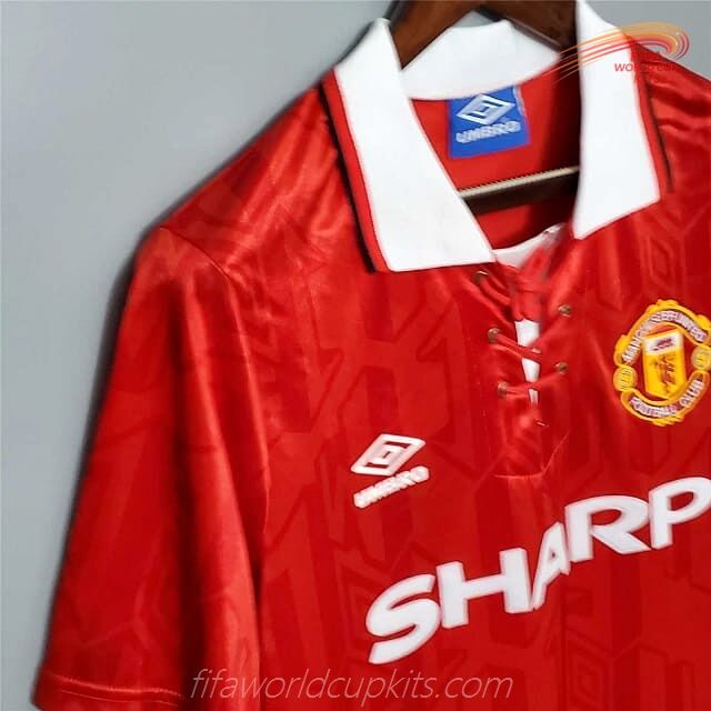 Manchester United Soccer Jersey 92-94 Home Game