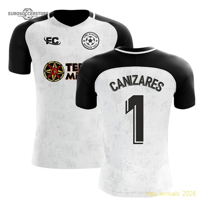 Top-Quality 2018-2019 Valencia Fans Culture Home Concept Shirt (Canizares