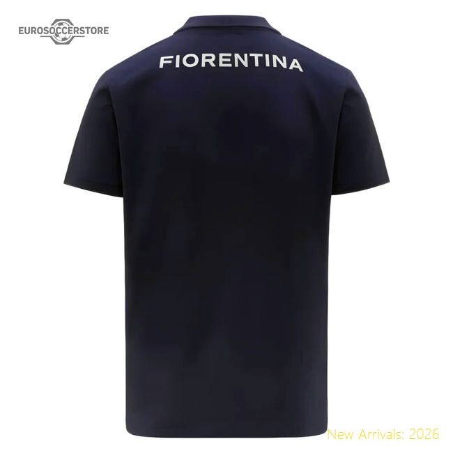 Premium 2025-2026 Fiorentina Fc Presentation Fan Polo (navy)