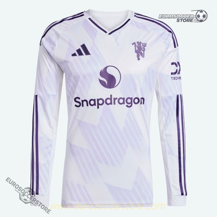 SHAW 23 Manchester United 25-26 Season Away Long Sleeve Football Jersey