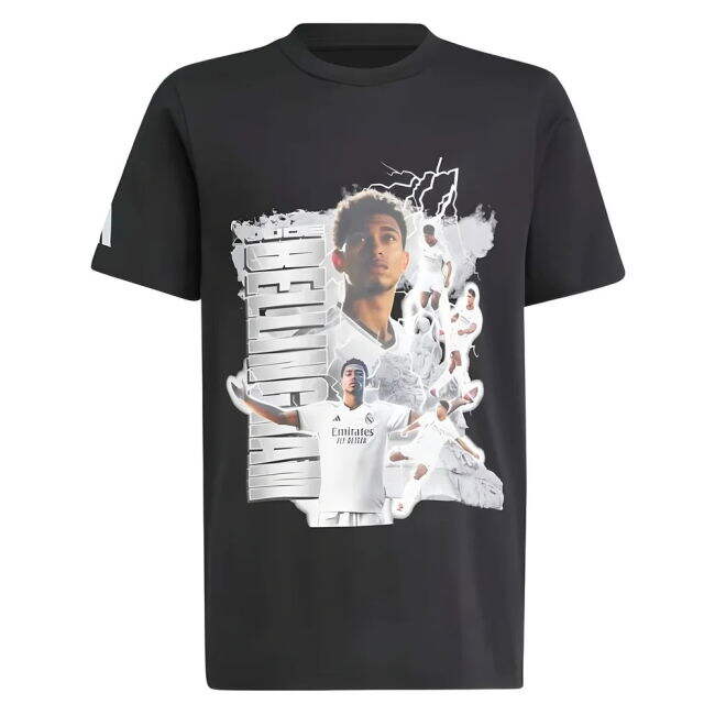 Adidas Jude Bellingham Tour Shirt (Black) - Kids - Fan Favorite - P...