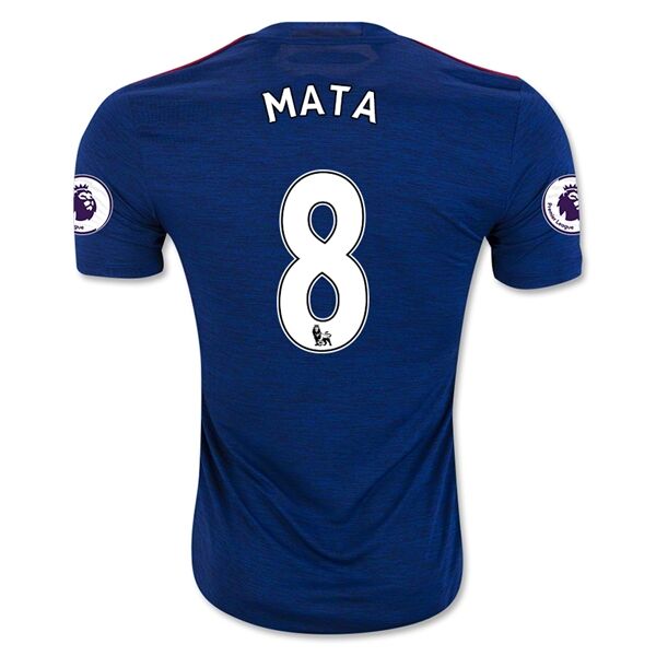 Manchester United Away 2016-17 8 MATA Soccer Jersey Shirt - Official