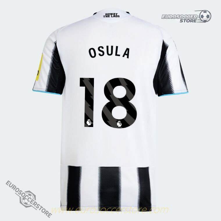 Newcastle United Home OSULA 18 Football Jersey 25-26 Season (Player Version)