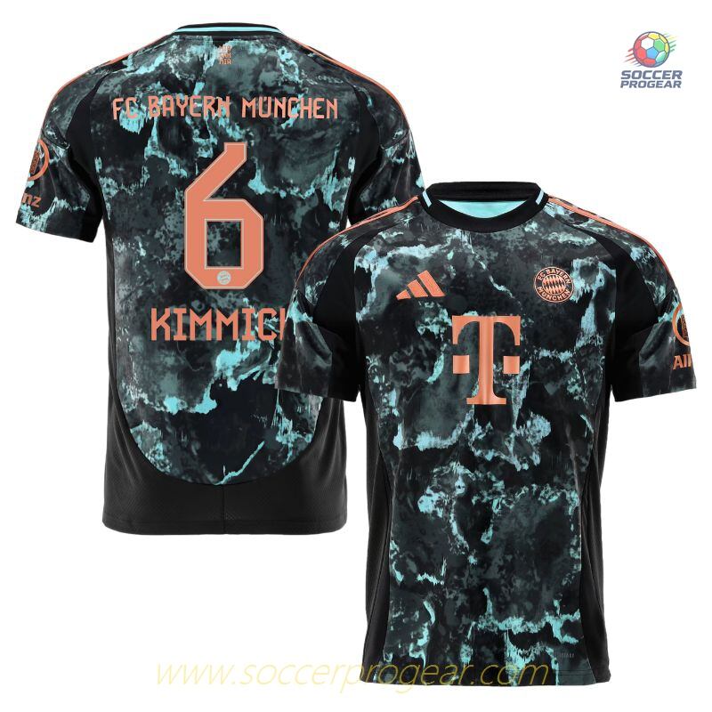 Bayern Munich Away Soccer Team Jersey 2024-25 Edition Kimmich
