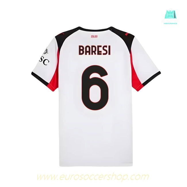 2025-2026 AC Milan Away Shirt (Baresi 6)