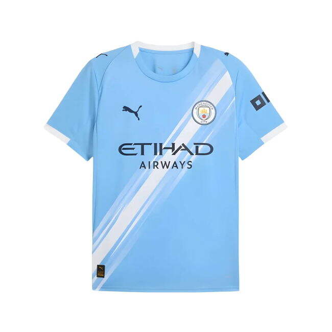 2025-20 Man City Home Football Shirt Name & Number M S