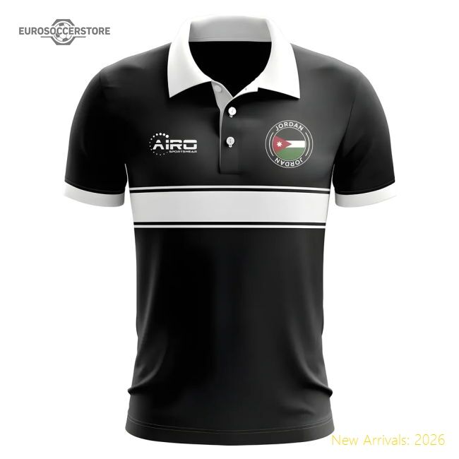 Outstanding Jordan Concept Stripe Polo Shirt (black) - Fantastic Value