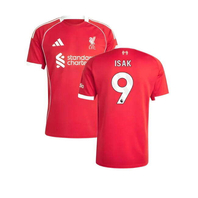 2025-20 Liverpool Authentic Home Jersey Isak #9 L M S