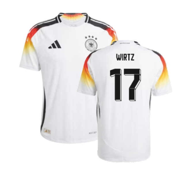 Wirtz 17 Match Worn Style Germany Home Professional Jersey 2024-2025