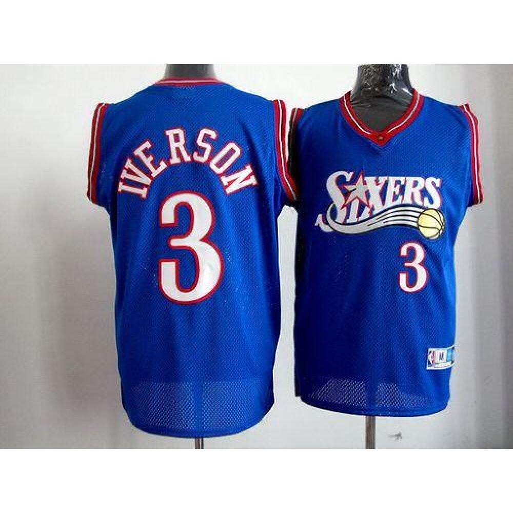 Collector's Item Game-Ready Men's 76ers #3 Allen Blue Basketball Jersey