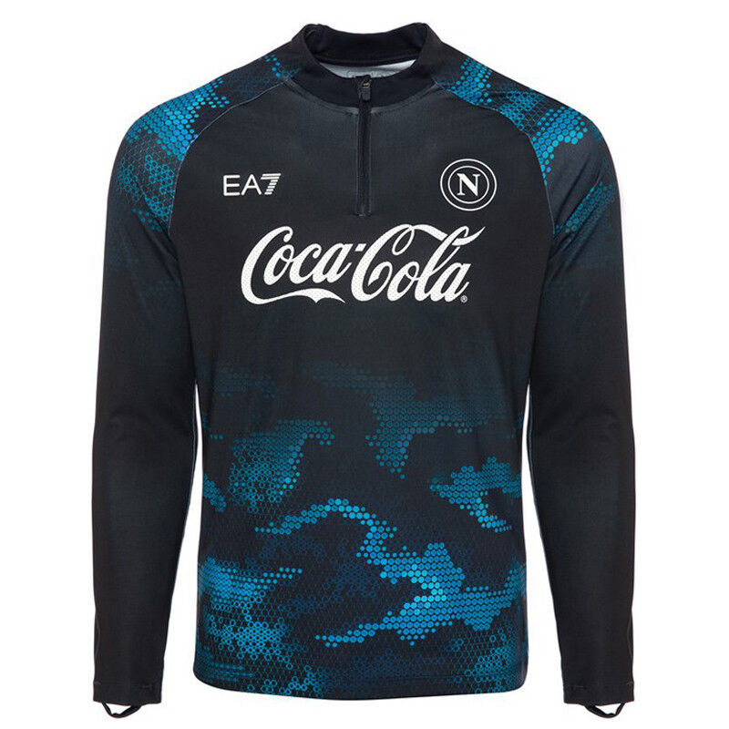 2425 Napoli X Coca-Cola Navy Blue Zipper Tracksuit Jacket - Official