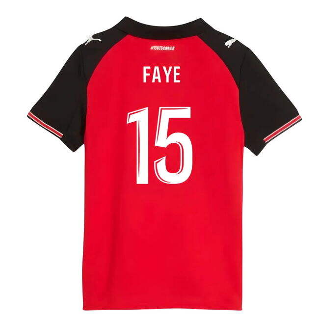 Stade Rennais Home Shirt 2025-2026 edition (Children