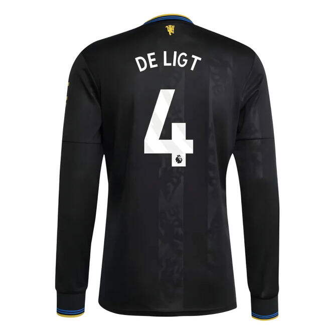 2025-2026 Man Utd Long Sleeve Third Kit (De Ligt 4)