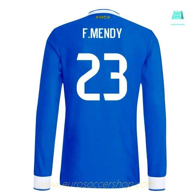 2025-2026 Real Madrid Authentic Long Sleeve Third Shirt (F.Mendy 23)