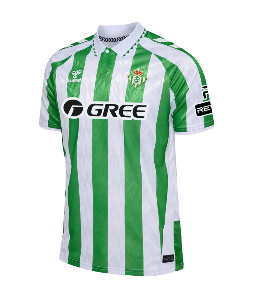 Real Betis 24-25 Season Home Jersey Featuring ANTONY #7