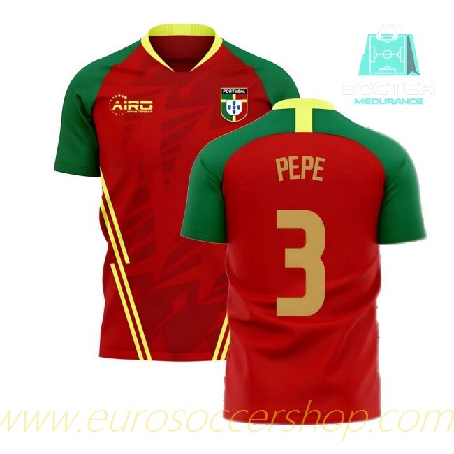 Fan Edition 2025-26 Edition Portugal Home Jersey Libero Collection (PEPE 3)