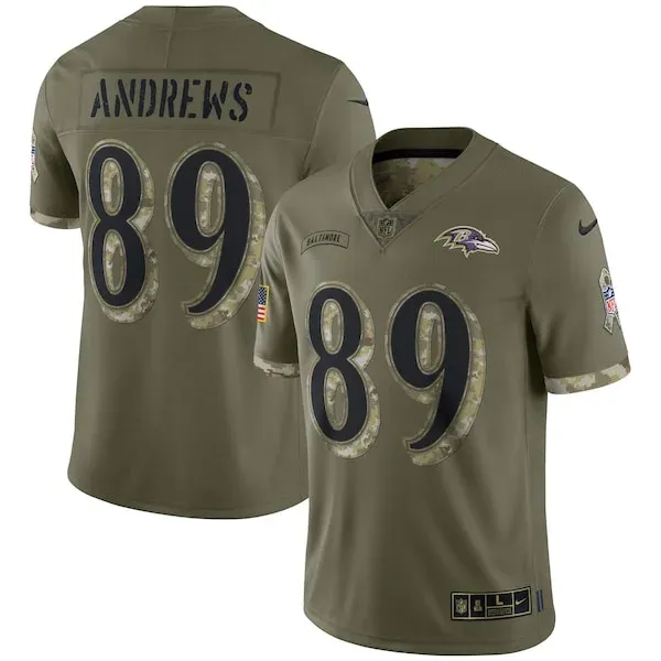 Performance Baltimore Ravens Limited Jersey - Premium Olive NFL Fan...