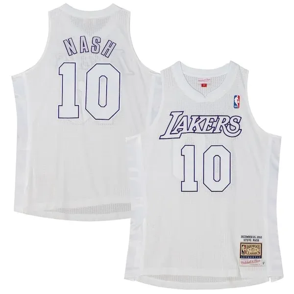 Steve Nash LAL Authentic Jersey - contemporary Basketball - White