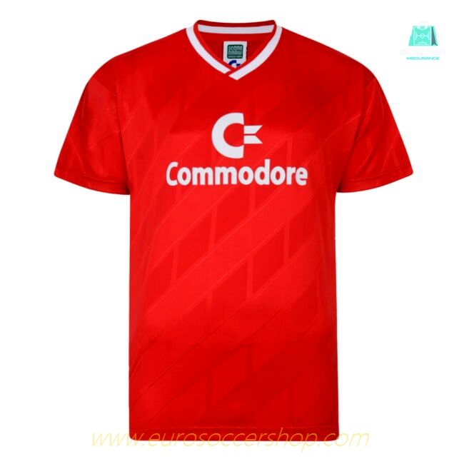 Score Draw Bayern Commodore 1986 Trikot Retro Football Shirt