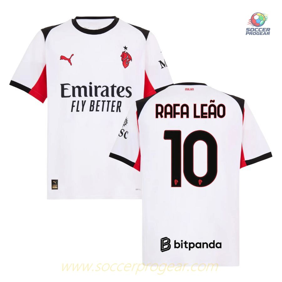 AC Milan Away Football Jersey 2025/26 Collection Rafa Leao