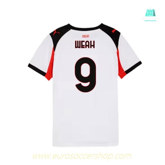 2025-2026 AC Milan Away Shirt (Kids) (Weah 9)