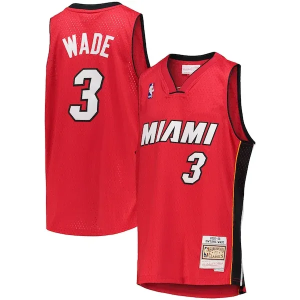 Dwyane Wade MIA Basketball Jersey - Value Deal - Licensed Product