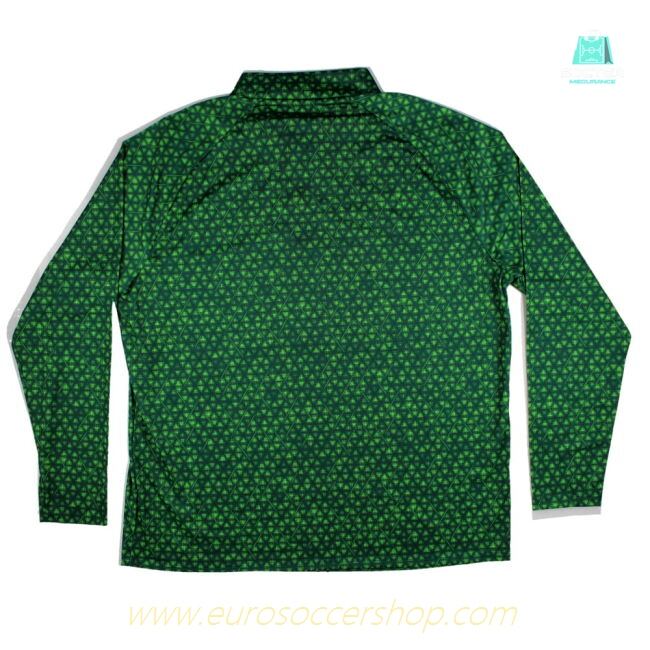 2025-2026 Man City Warm Up 1/4 Zip Top (Green Terrain)