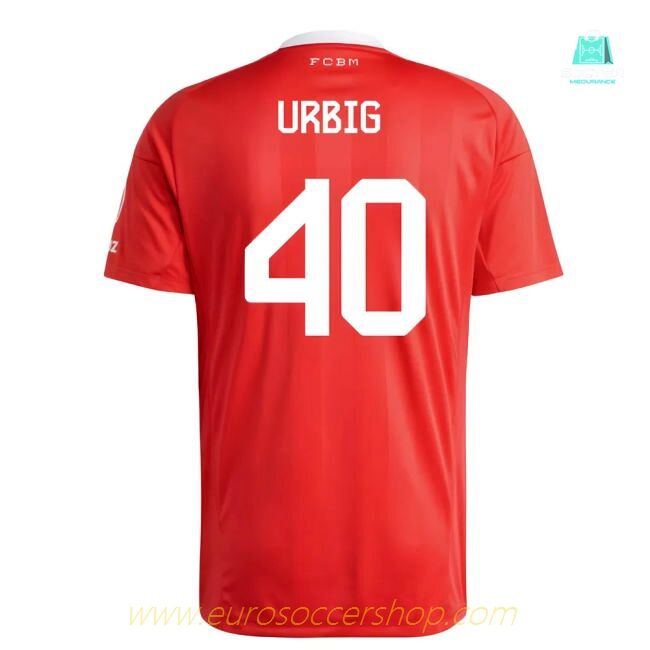 2025-2026 Bayern Munich Third Goalkeeper Shirt (Pure Ruby) (Urbig 40)