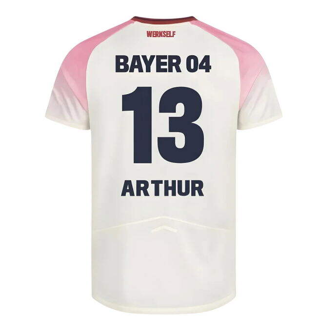 Kids Match Worn Style Bayer Leverkusen Away Pro Level Shirt 2025-2026