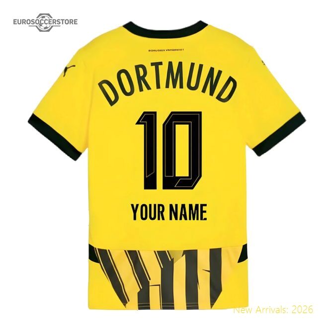 Excellent 2024-2025 Borussia Dortmund Cup Shirt (kids) (your Name)