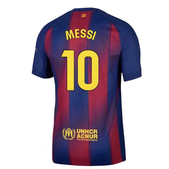 Barcelona 2025-2026 Home Jersey - Featuring Messi 10 - Breathable