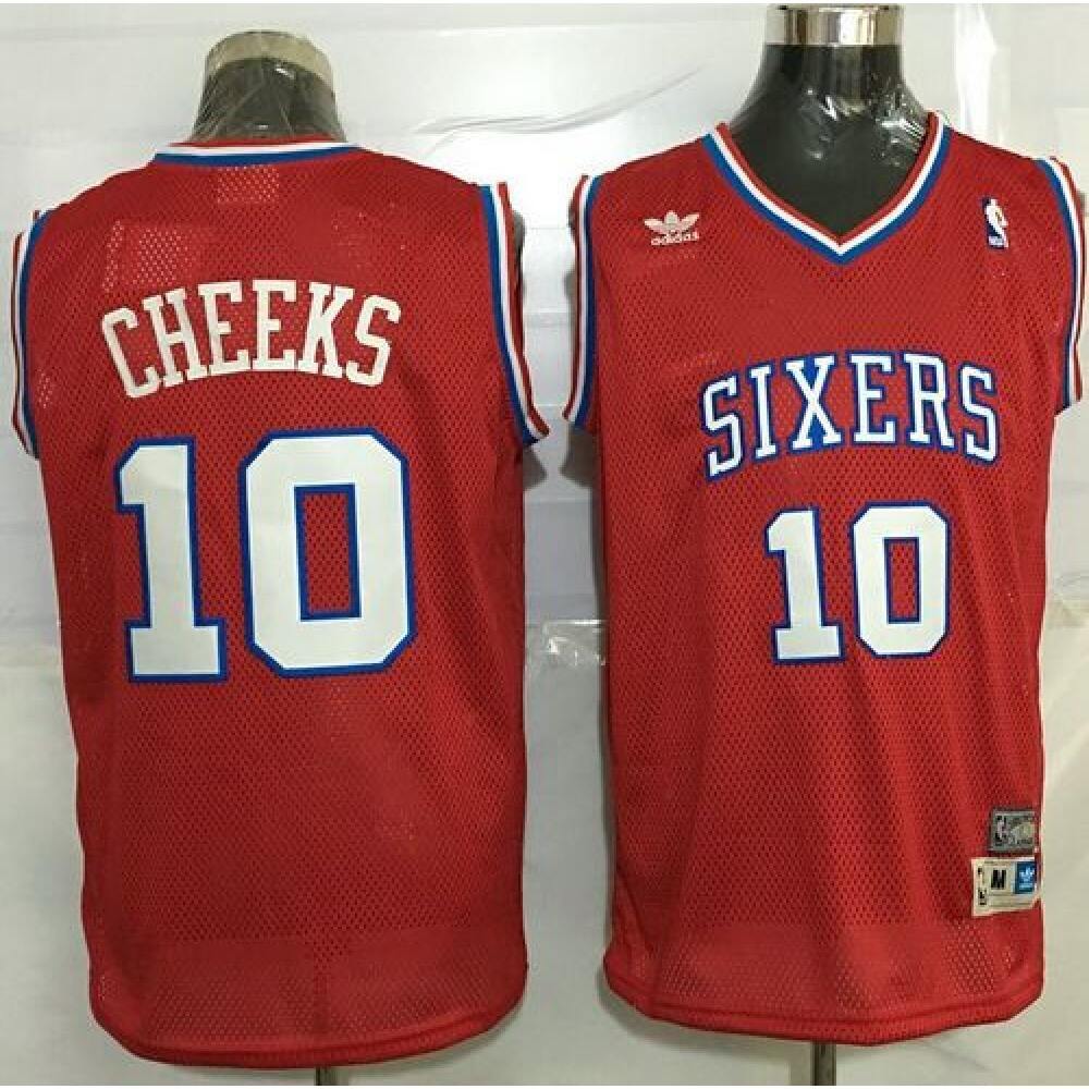 Collector's Item Game-Ready Men's Sixers #10 Maurice Red Basketball Jersey