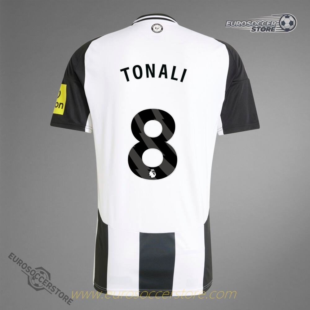 Newcastle United TONALI 8 Home Football Jersey for the 24-25 Season
