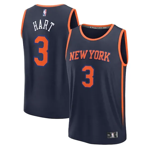 Josh Hart NYK Professional Replica Jersey - Navy - Licensed Product
