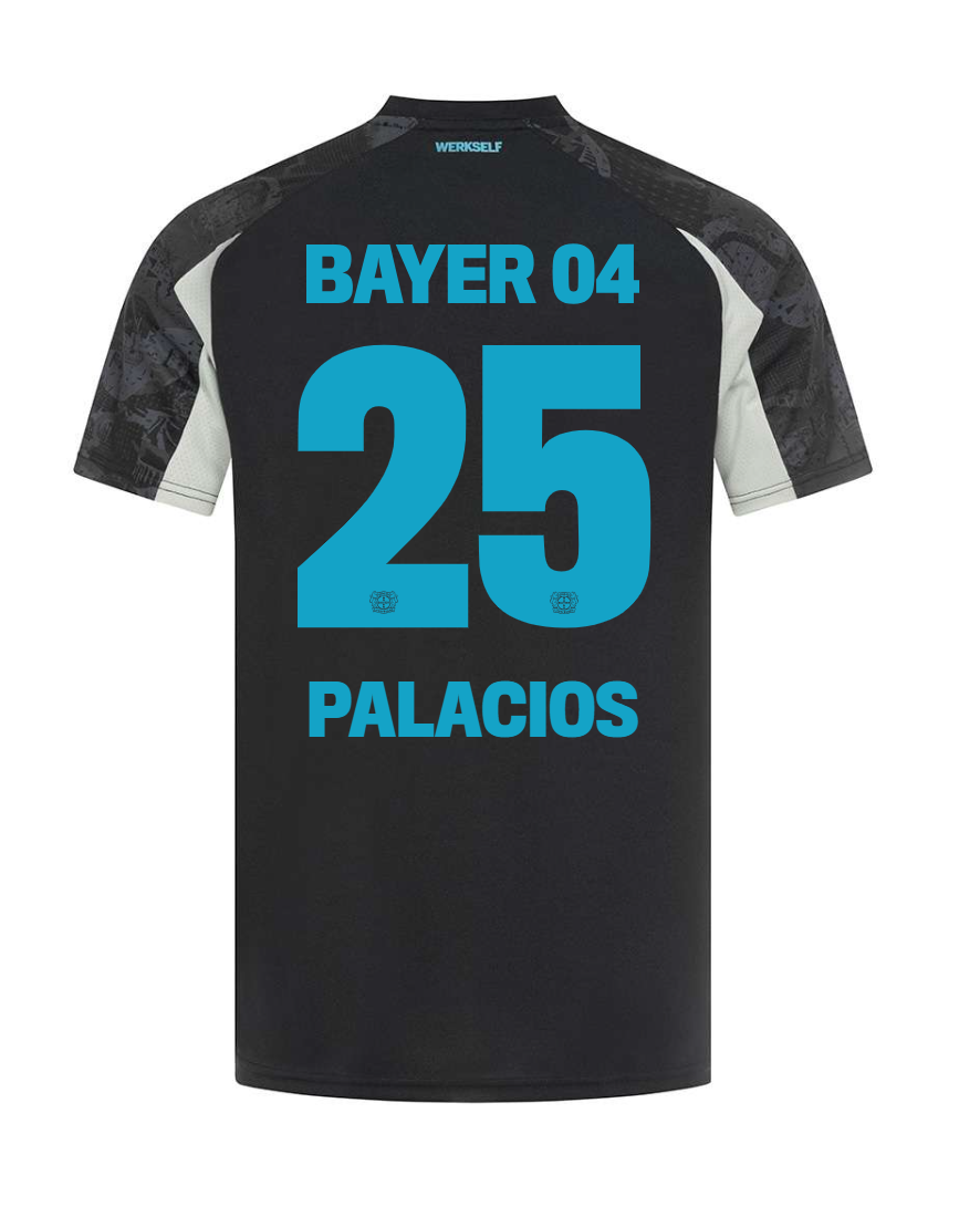 Bayer 04 Leverkusen PALACIOS 25 Third Jersey for the 24-25 season