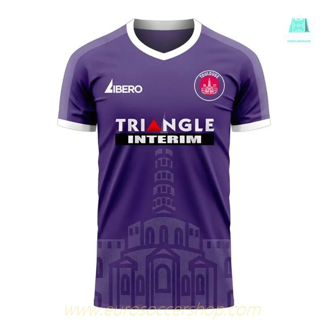 Toulouse 2025-2026 Home Concept Football Kit (Libero) - Womens
