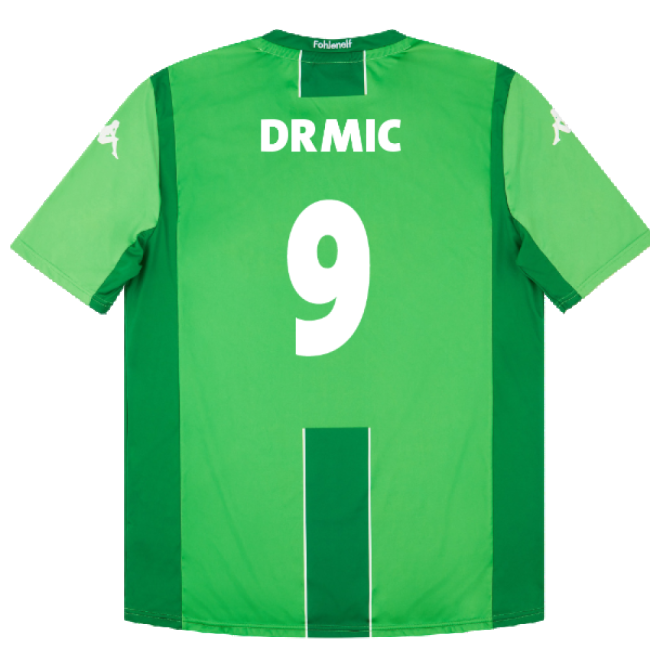 Gladbach Away Shirt Excellent Xl Drmic #9 Match Quality Fervent Up...