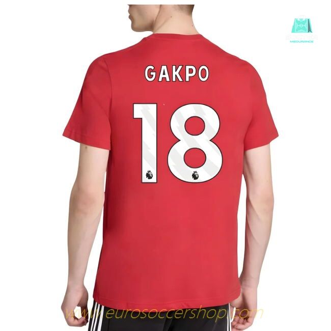2025-2026 Liverpool DNA Tee (Red) (Gakpo 18)